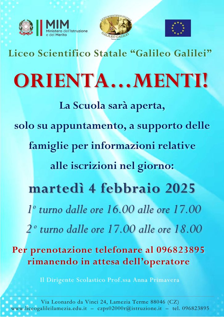 orientamenti 4feb2025